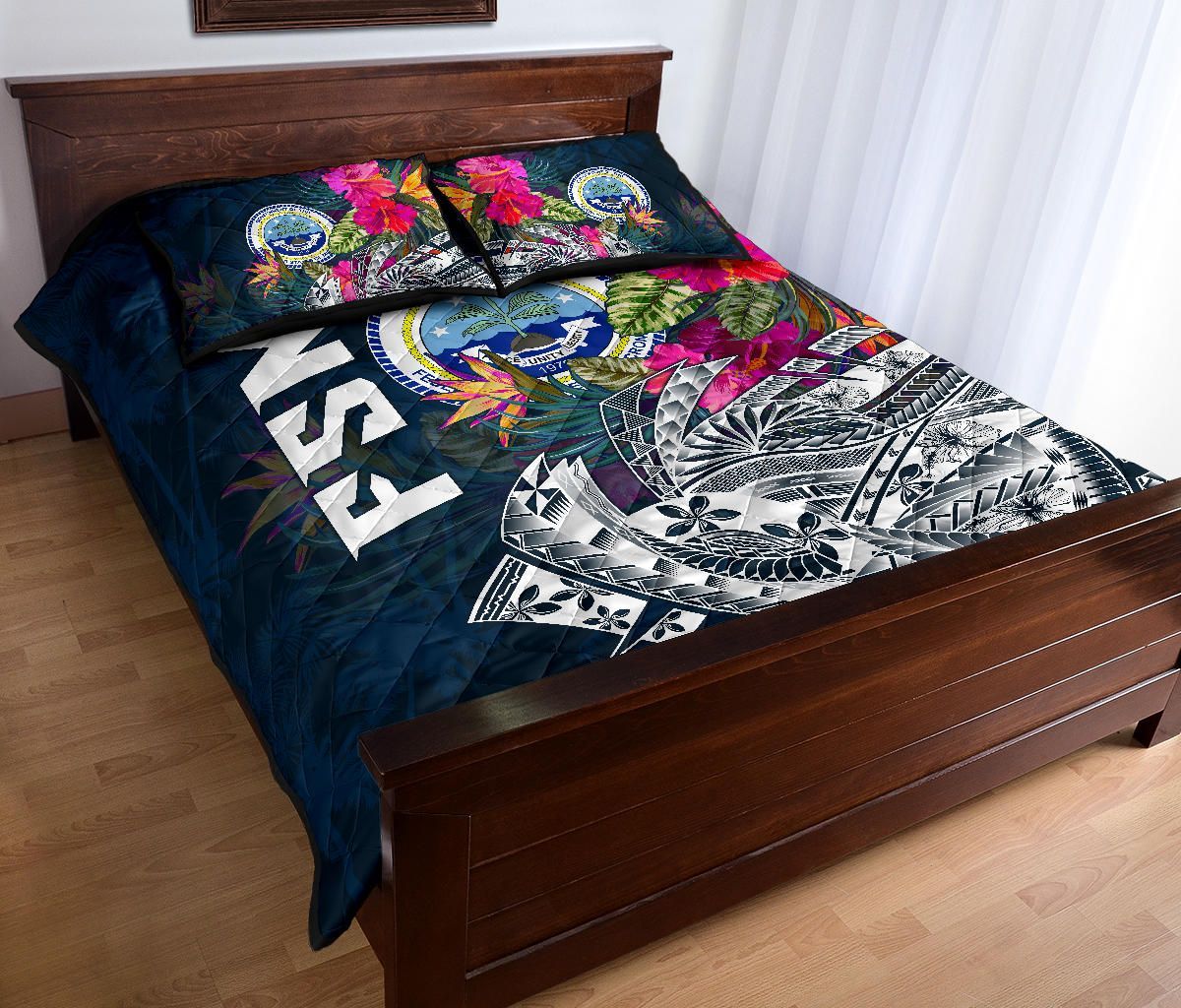Federated States Of Micronesia Quilt Bed set - Summer Vibes