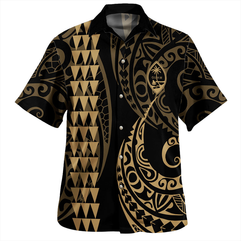 Guam Hawaiian Shirt Kakau Style Ver.1