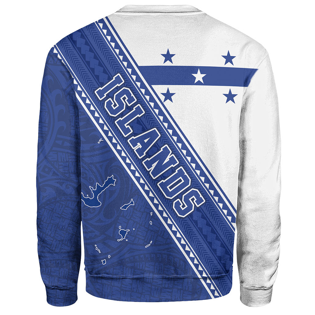 Gambier Islands Sweatshirt Flag And Coat Of Arms