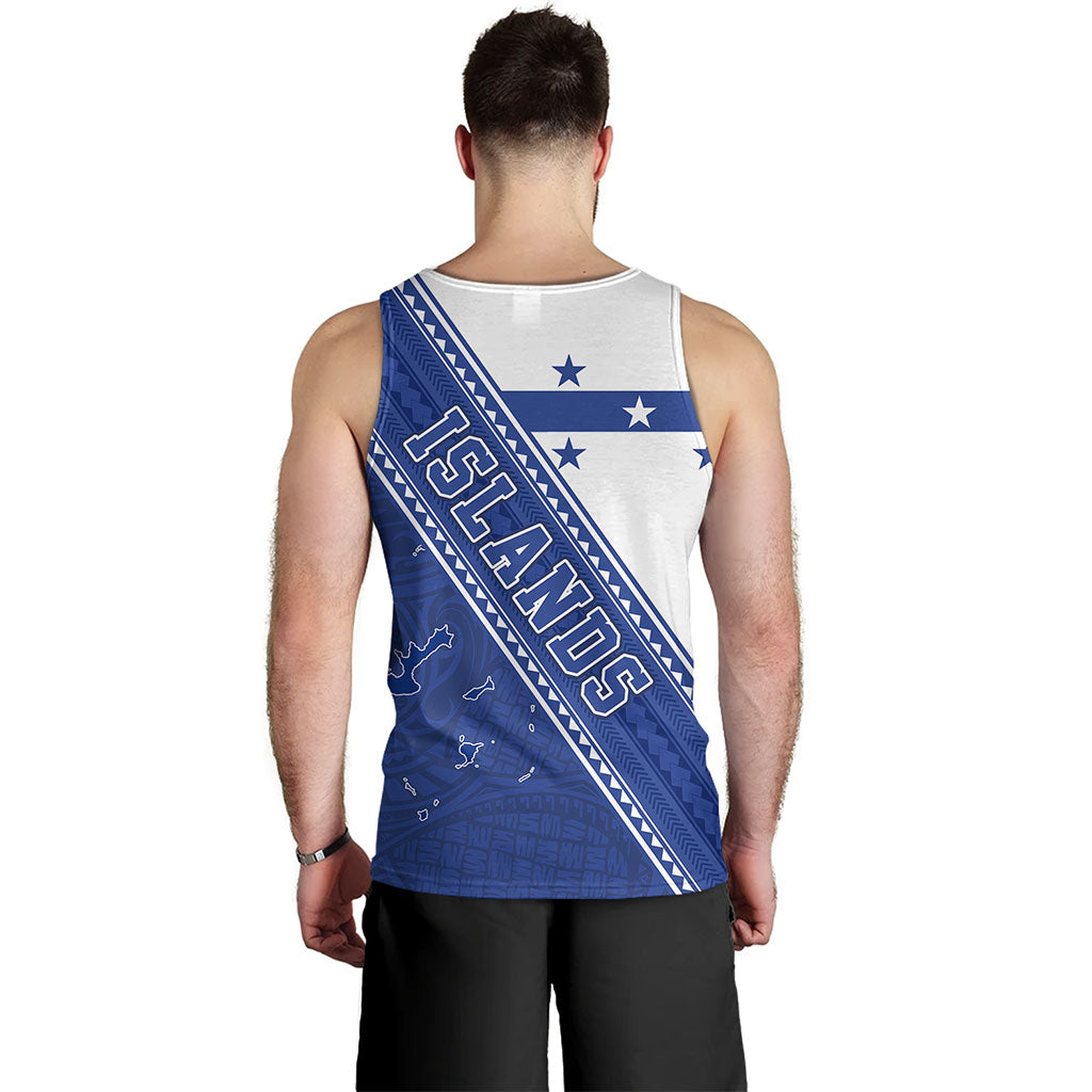 Gambier Islands Tank Top Flag And Coat Of Arms