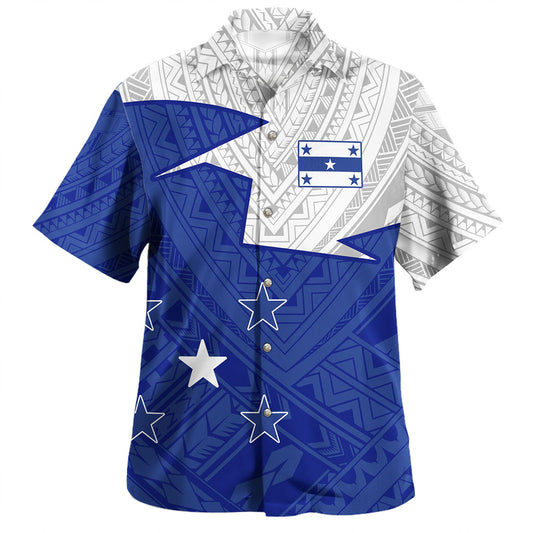 Guam Hawaiian Shirt Tribal Tattoo Style