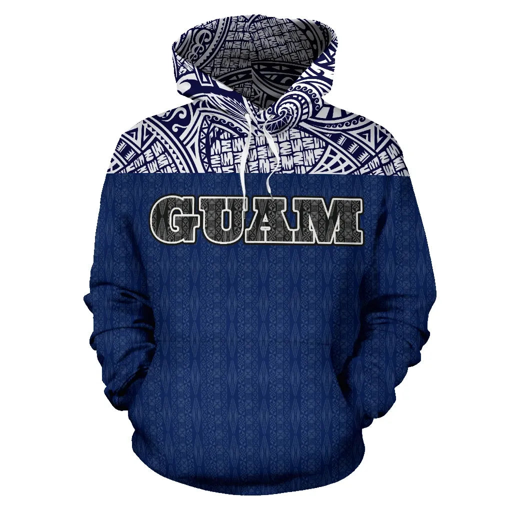 Guam All Over Hoodie - Polynesian Hoodie Version