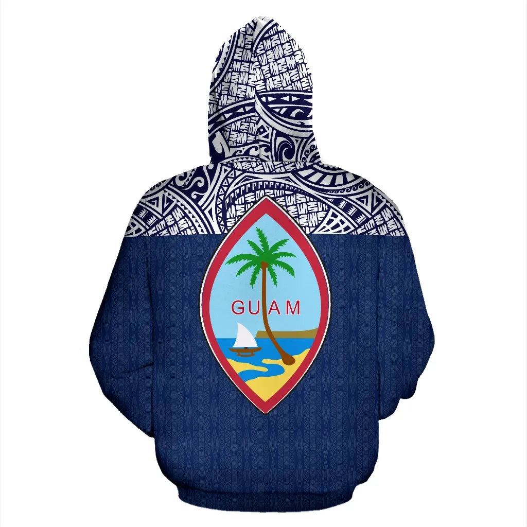 Guam All Over Hoodie - Polynesian Hoodie Version
