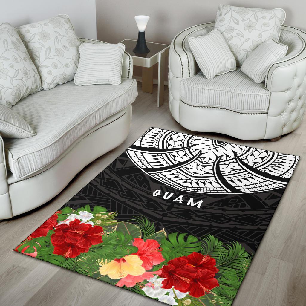 Guam Area Rug - Ginger Lei Pattern