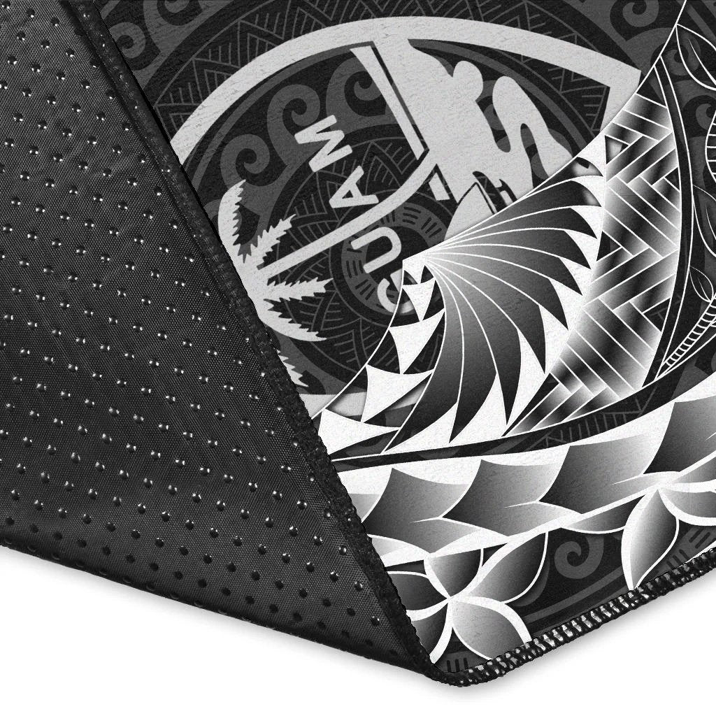 Guam Area Rug - Polynesian Pattern Style