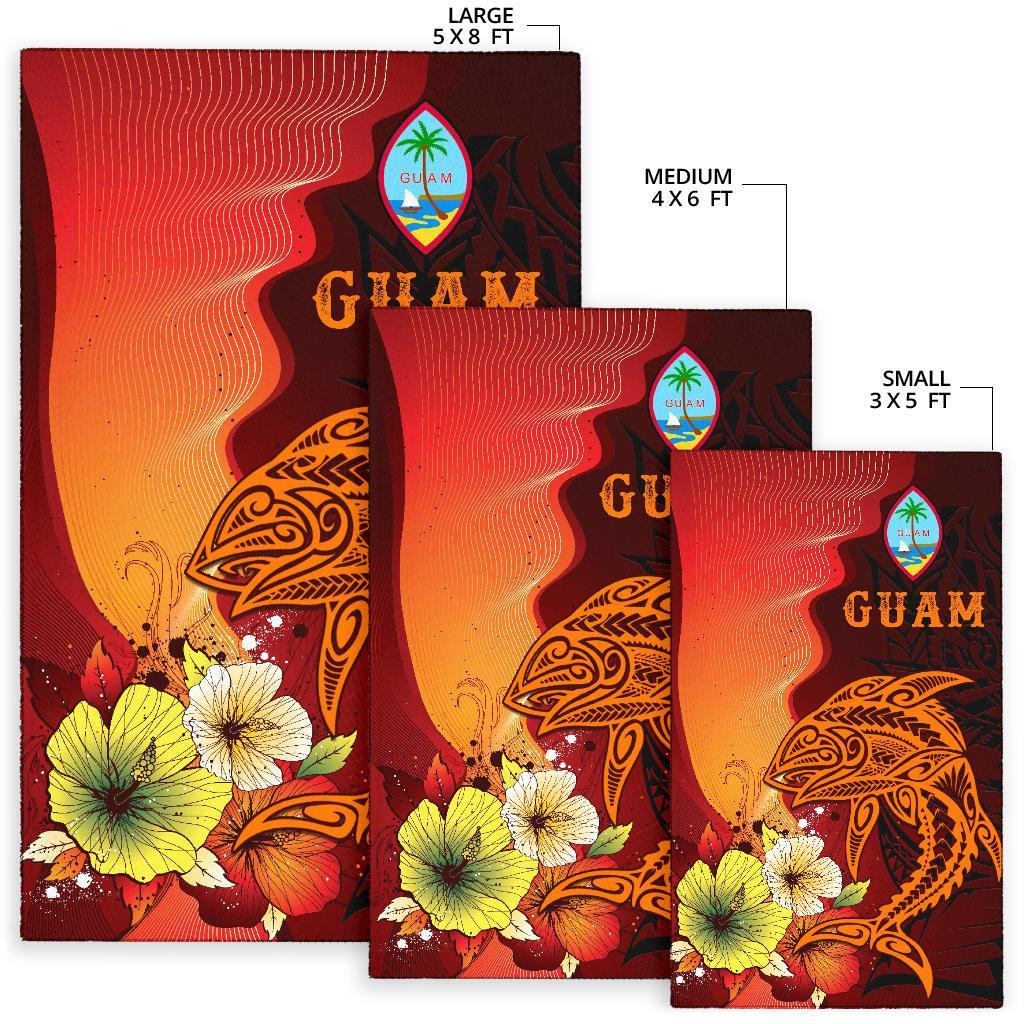 Guam Area Rugs - Tribal Tuna Fish