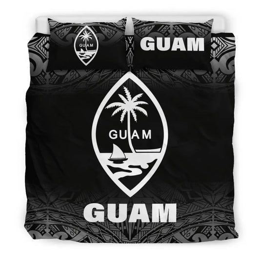 Guam Duvet Cover Set - Black Fog Style