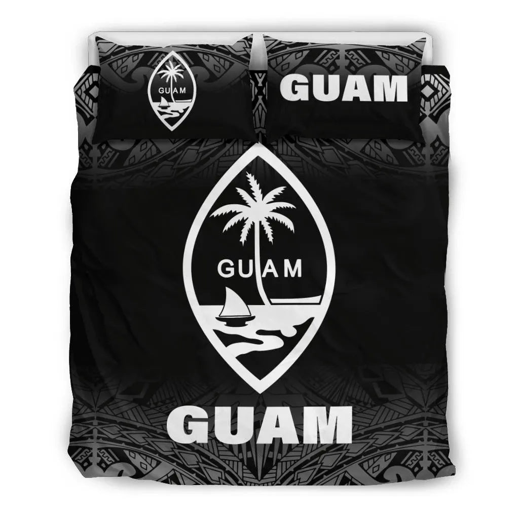 Guam Duvet Cover Set - Black Fog Style