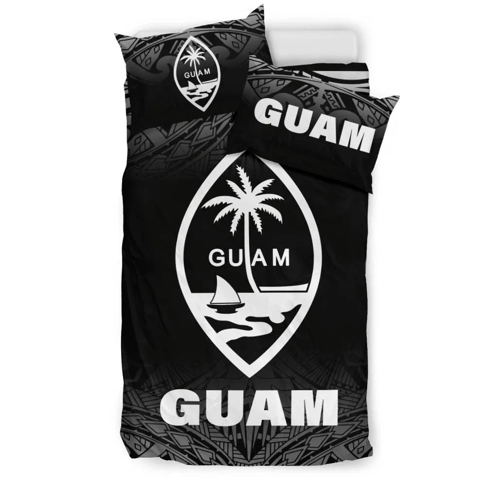 Guam Duvet Cover Set - Black Fog Style