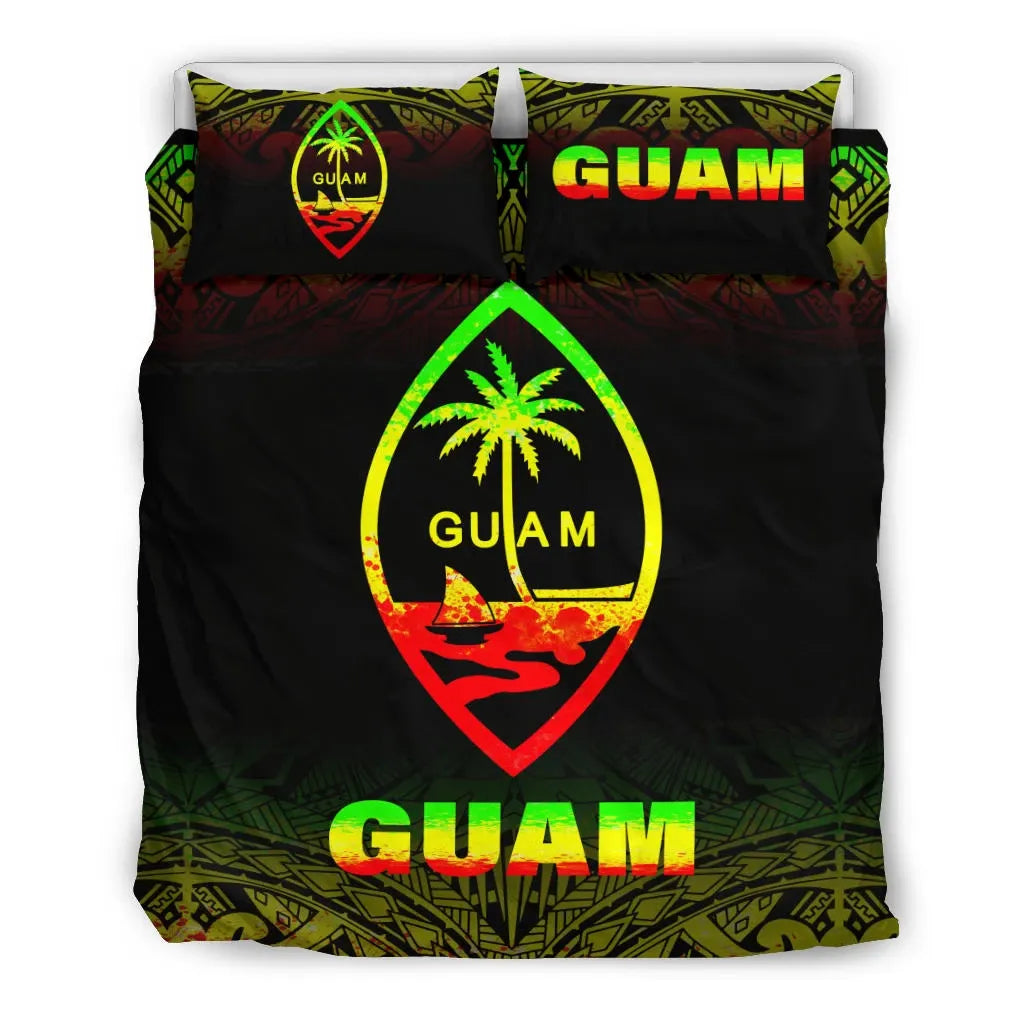 Guam Duvet Cover Set - Reggae Fog Style