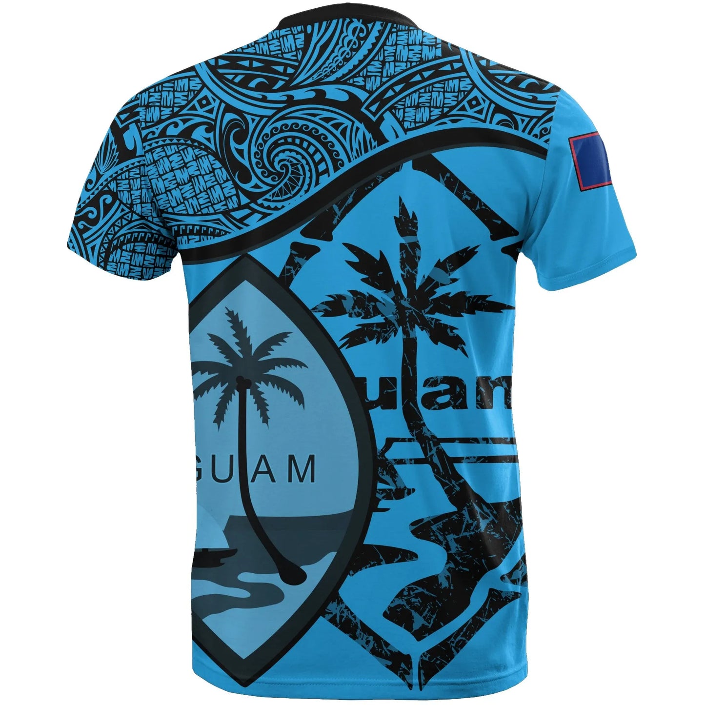 Guam T-Shirts - Guam Flag Blue