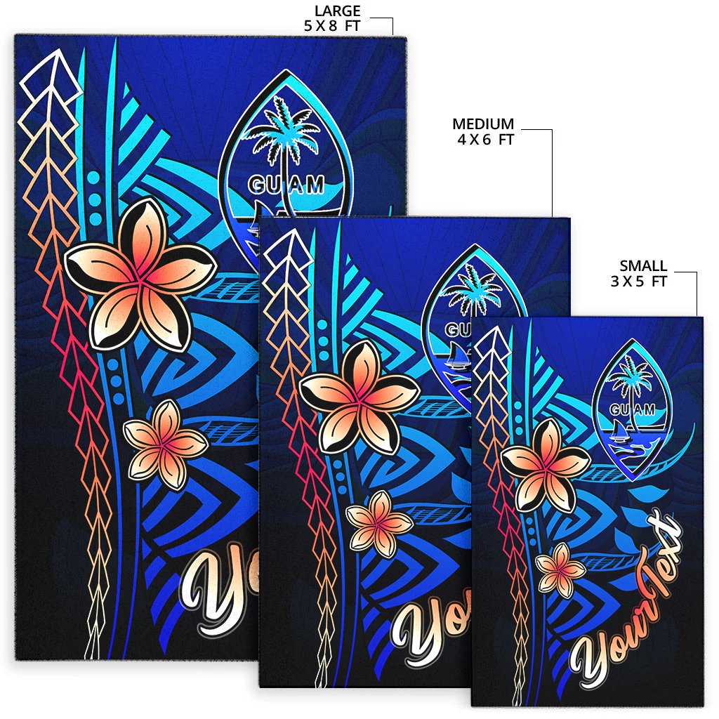 Guam Custom Personalised Area Rug - Vintage Tribal Mountain