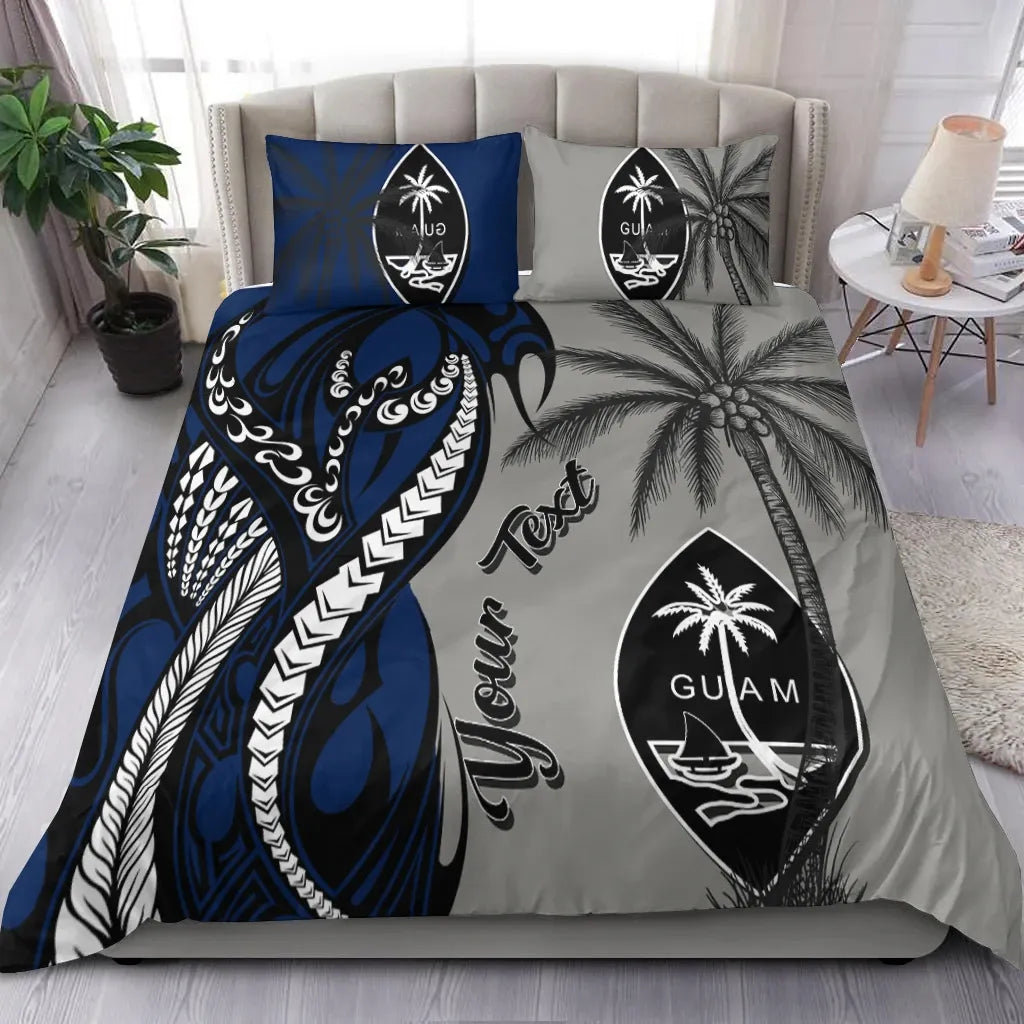 Guam Custom Personalized Bedding Set - Classical Coconut Tree