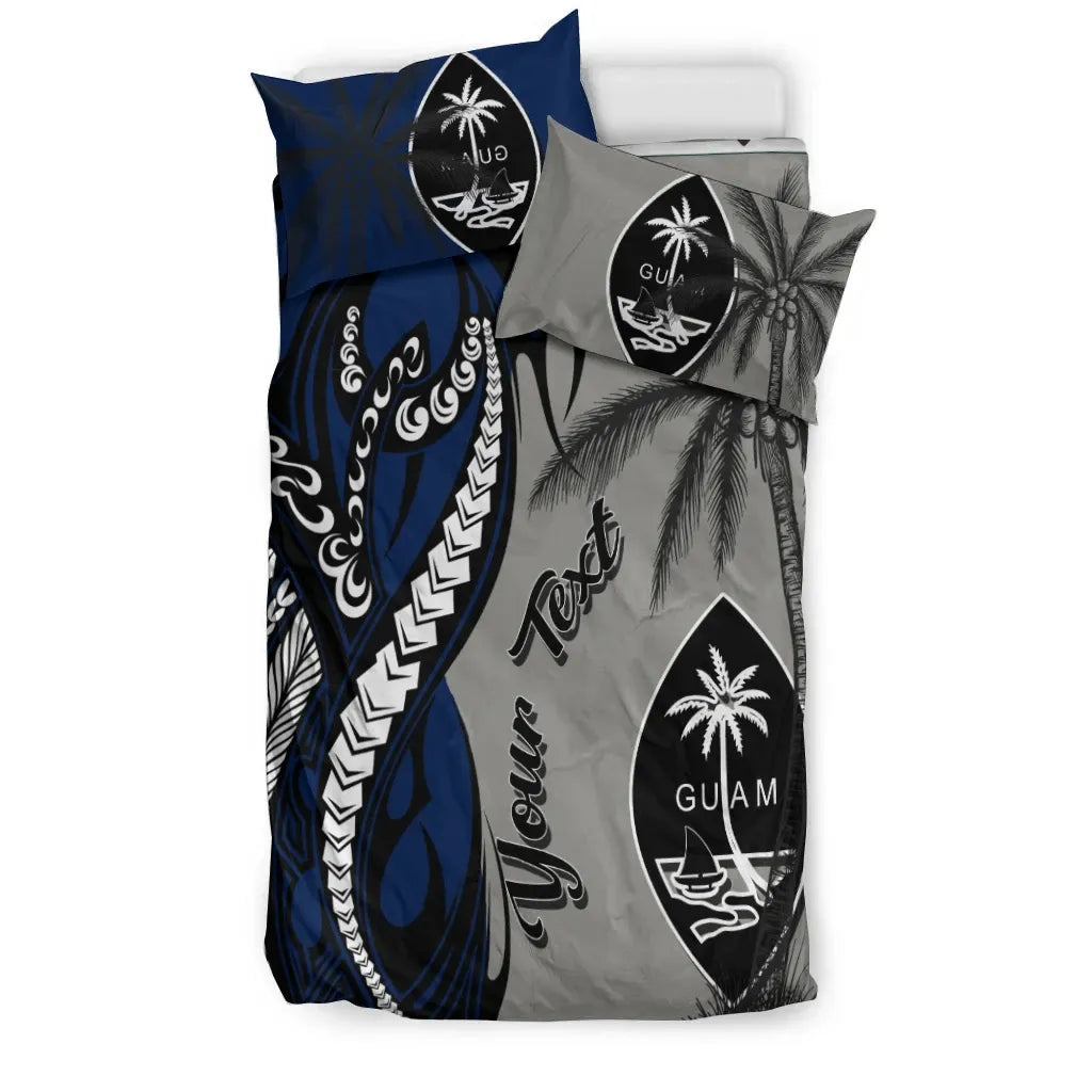 Guam Custom Personalized Bedding Set - Classical Coconut Tree