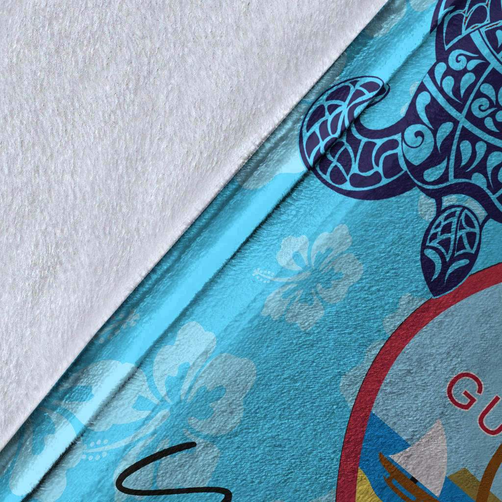 Guam Custom Personalised Premium Blanket - Tropical Style