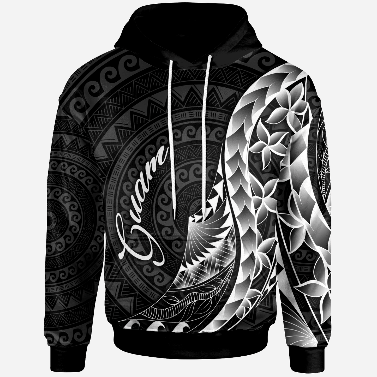 Guam Hoodie - Polynesian Pattern Style
