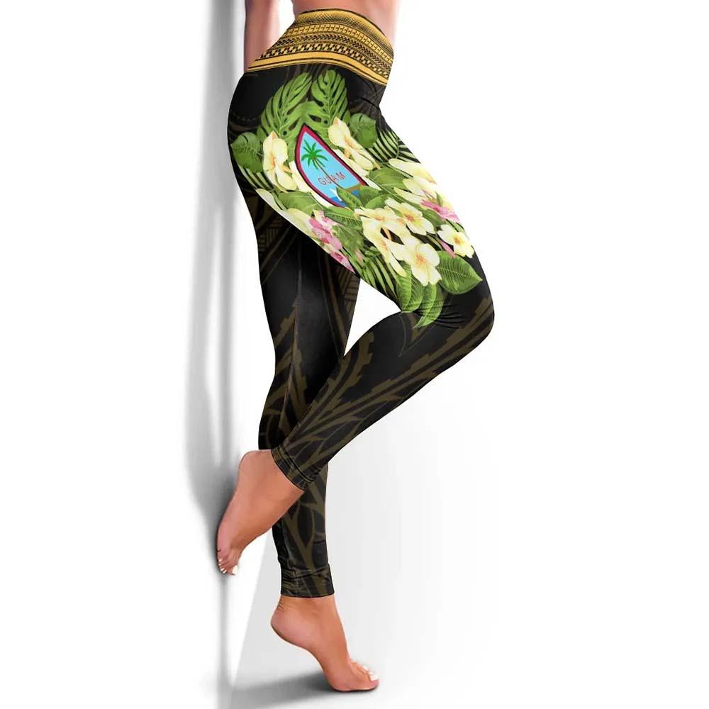 Guam Legging - Polynesian Gold Patterns Collection