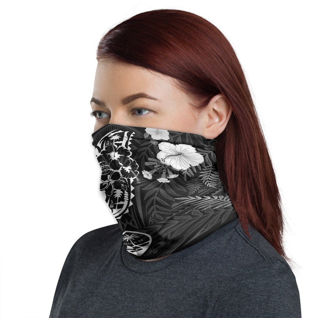 Guam Neck Gaiter - Hibiscus Guam Crest Gold