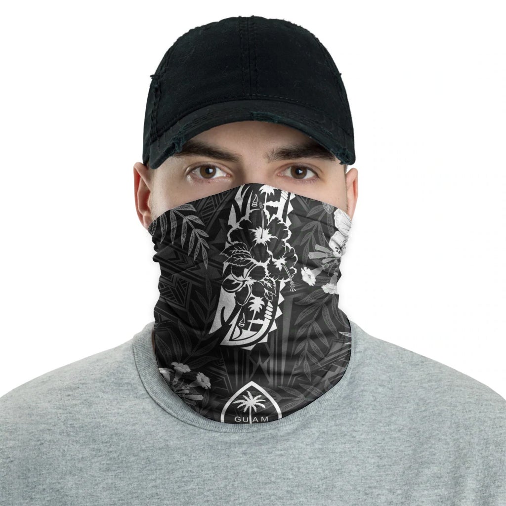 Guam Neck Gaiter - Hibiscus Guam Crest Gold