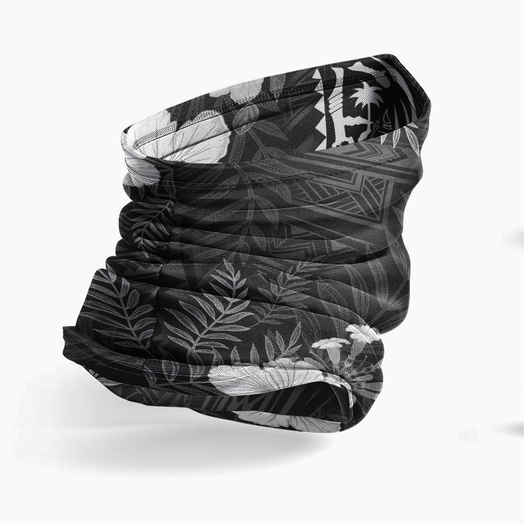 Guam Neck Gaiter - Hibiscus Guam Crest Gold
