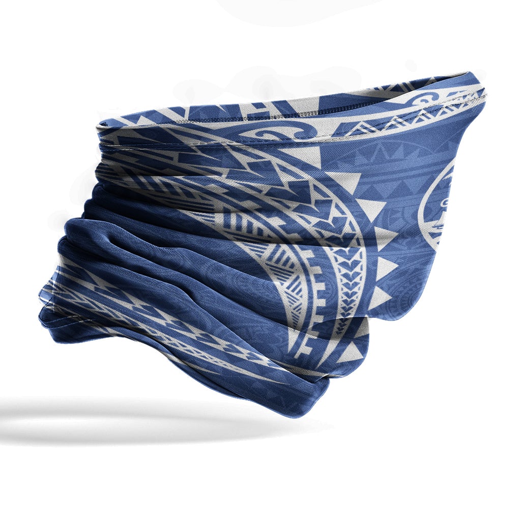 Guam Neck Gaiter - Tribal Pattern Blue