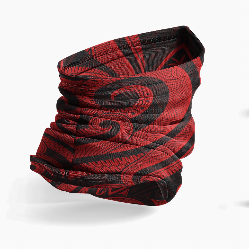 Guam Neck Gaiter - Turtle Tentacle Red