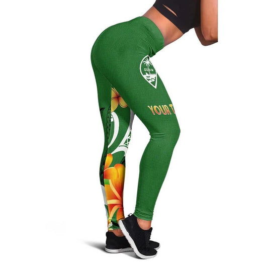 Guam Personalised Legging - Guamanian Spirit Green