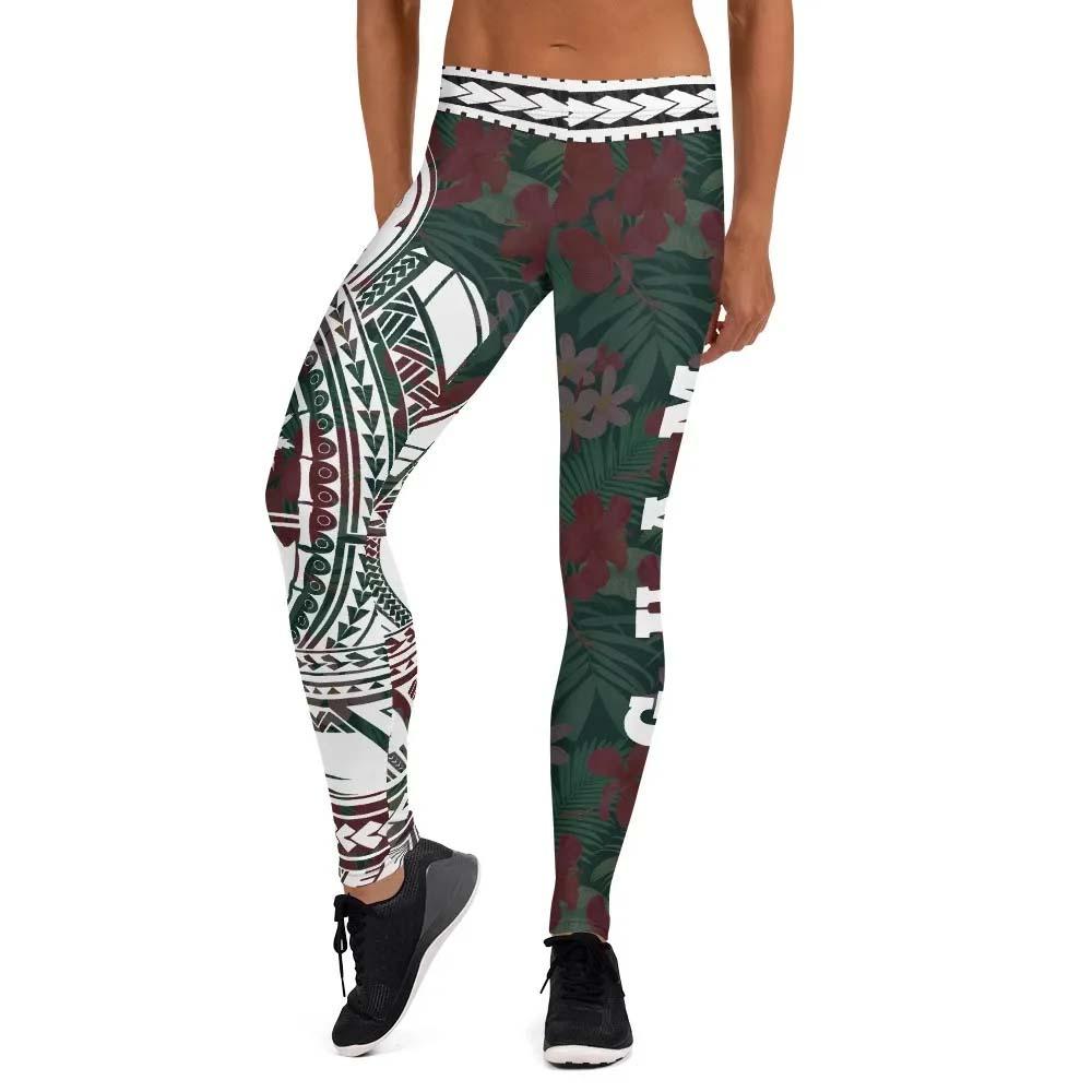 Guam Polynesian 1st Legging (White)