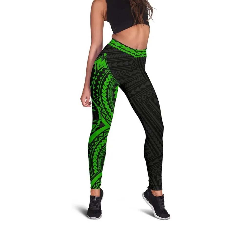 Guam Polynesian 3rd Legging (Green)