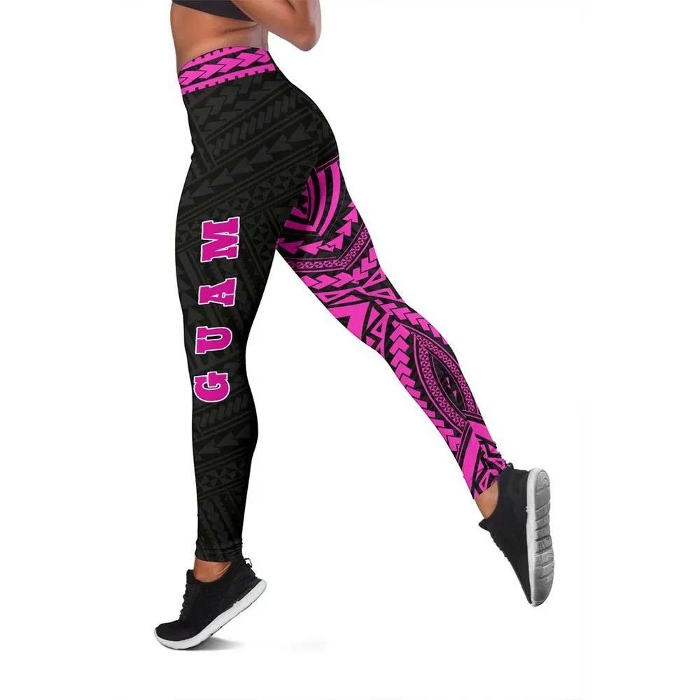 Guam Polynesian 3rd Legging (Pink)