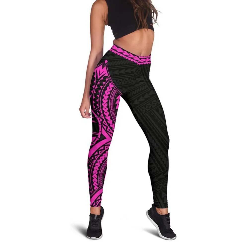Guam Polynesian 3rd Legging (Pink)