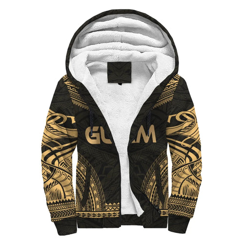 Guam Sherpa Hoodie - Polynesian Chief Gold Version