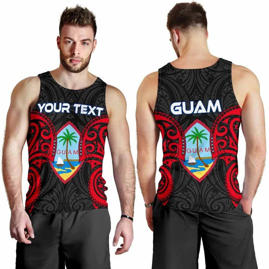 Guam Polynesian Custom Personalised Men Tank Top - Guam Spirit