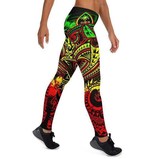 Guam Polynesian Legging - Reggae Shark Polynesian Tattoo