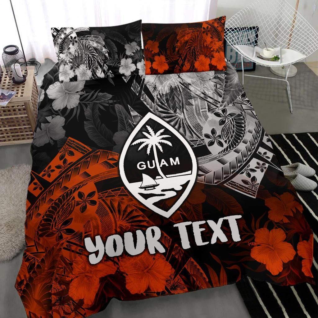 Guam Polynesian Personalised Bedding Set - Vintage Polynesian Style