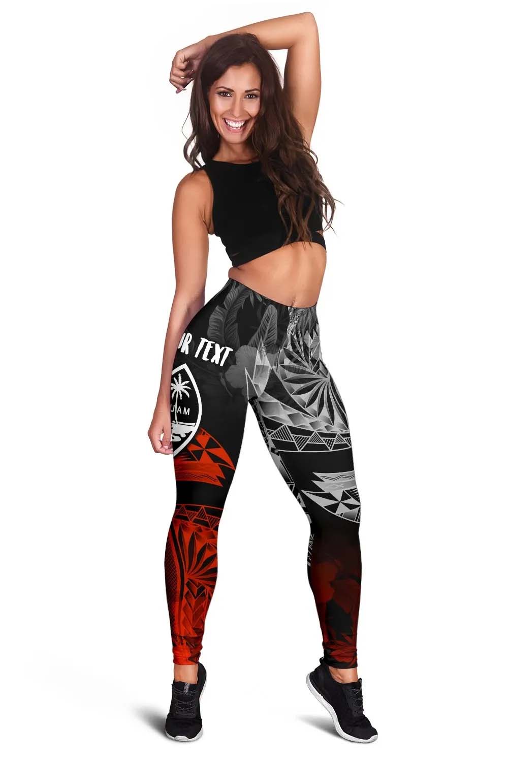 Guam Polynesian Personalised Legging - Vintage Polynesian Style