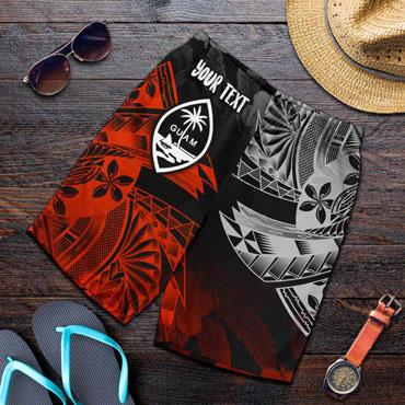 Guam Polynesian Personalised Men Short - Vintage Polynesian Style