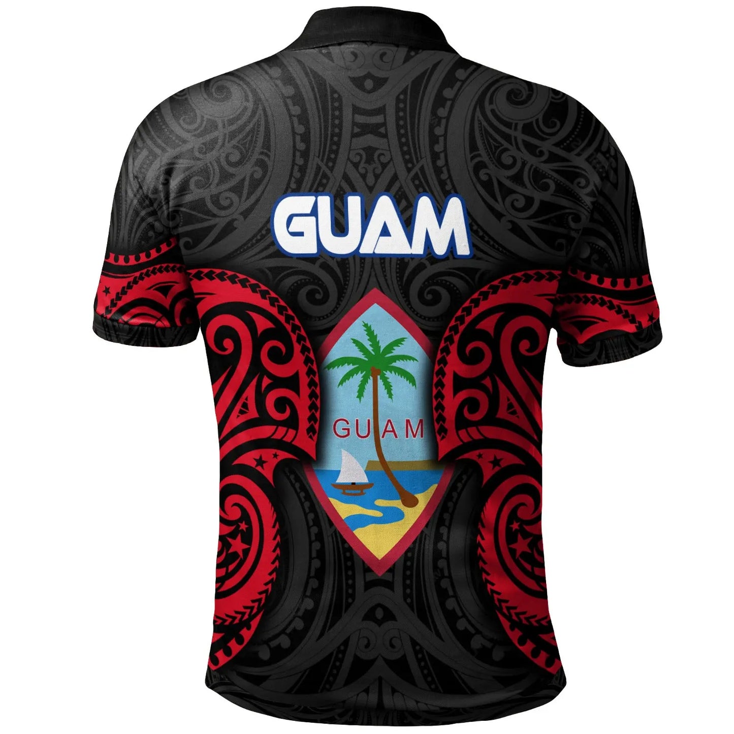 Guam Polynesian Polo Shirt - Guam Spirit