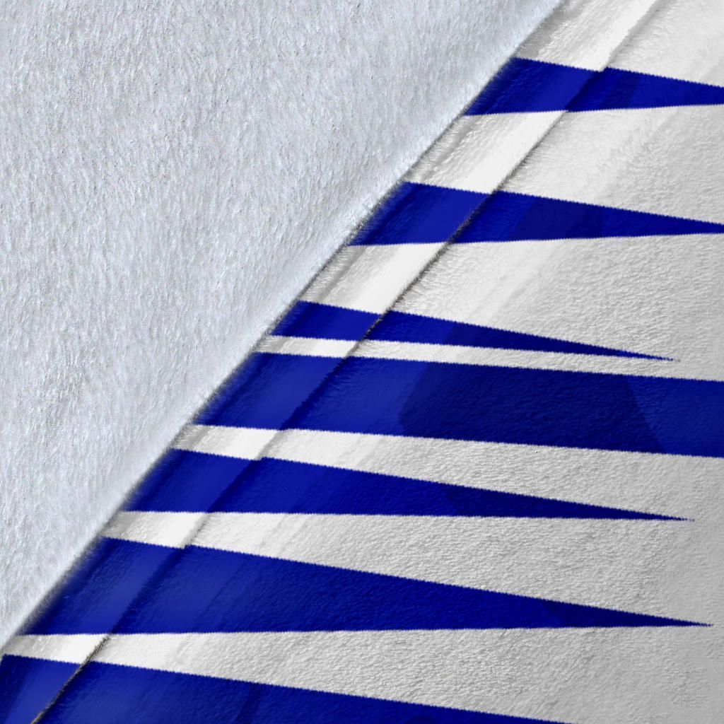 Guam Polynesian Premium Blanket - Guam White Seal with Polynesian Tattoo Ver 02