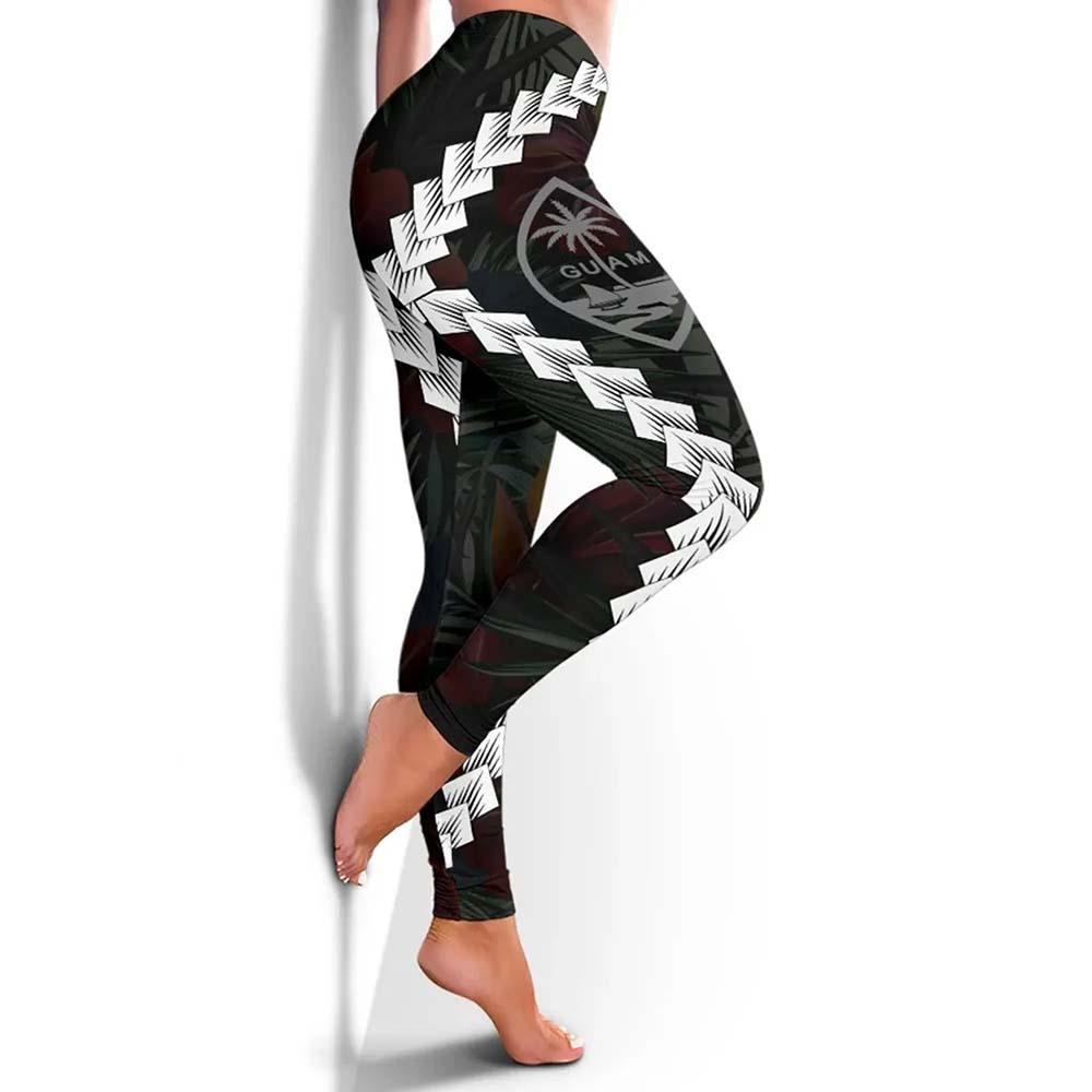 Guam Polynesian Women Legging - Chain Polynesian