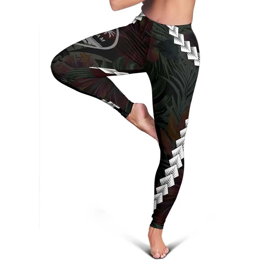 Guam Polynesian Women Legging - Chain Polynesian