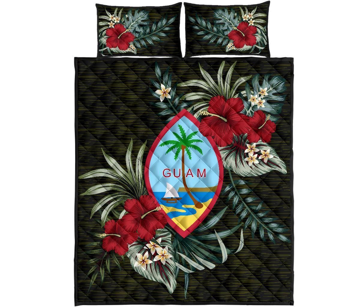 Guam Polynesian Quilt Bed Set - Special Hibiscus