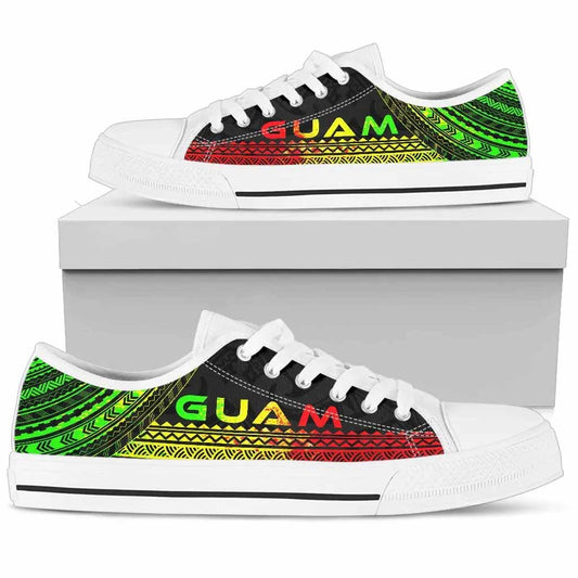 Guam Low Top Shoes - Polynesian Reggae Chief Version