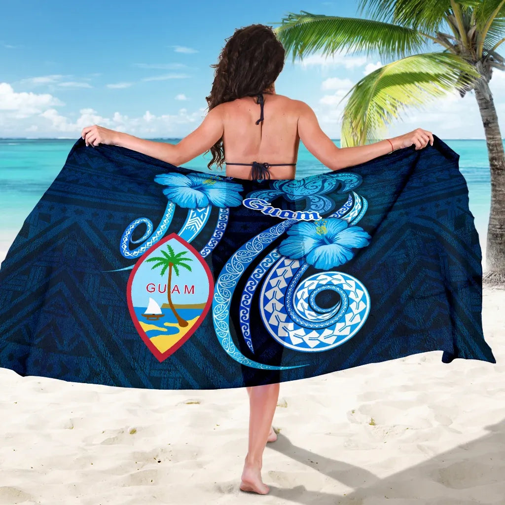 Guam Sarong - Turtle and Tribal Tattoo Of Polynesian