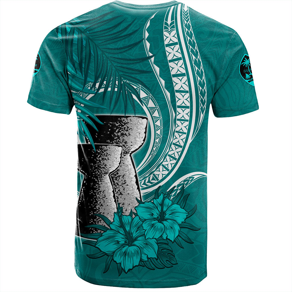 Guam T-Shirt Tribal Latte Stone Tropical Style