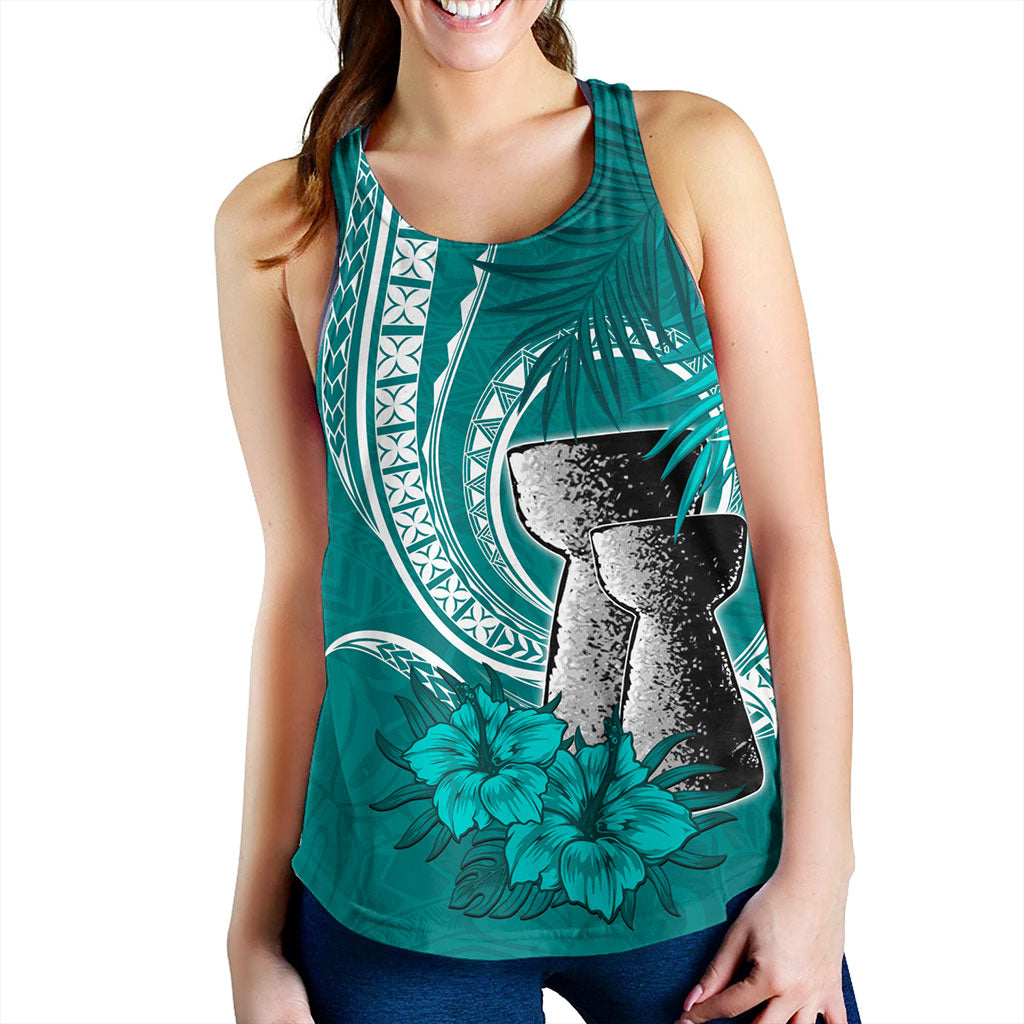 Guam Women Tank Tribal Latte Stone Tropical Style