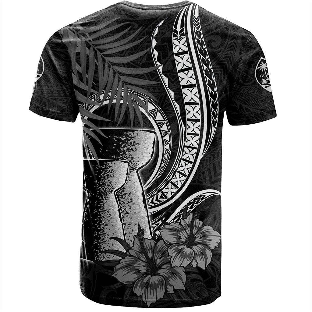 Guam T-Shirt Tribal Latte Stone Tropical Style