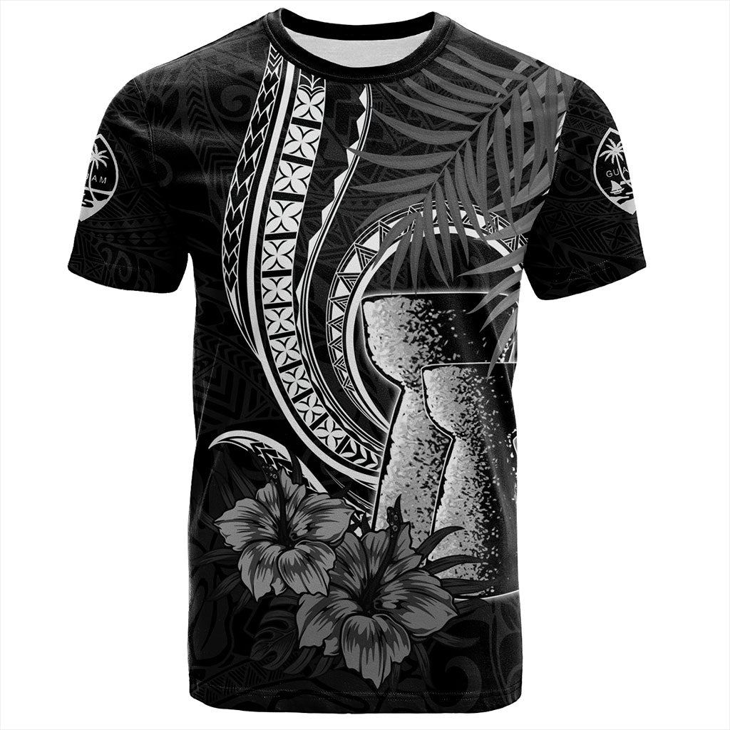 Guam T-Shirt Tribal Latte Stone Tropical Style