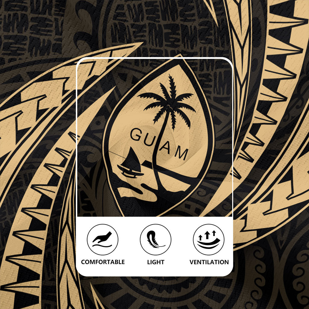 Guam Rugby Jersey Micronesian Tribal Wave