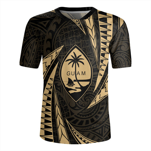 Guam Rugby Jersey Micronesian Tribal Wave